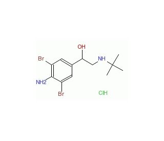 Brombuterol hydrochloride (CAS 21912-49-2) - chemical structure image