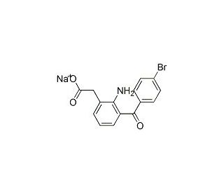 Bromfenac monosodium salt sesquihydrate (CAS 120638-55-3 (anhydrous)) - chemical structure image