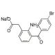 Bromfenac monosodium salt sesquihydrate (CAS 120638-55-3 (anhydrous)) - chemical structure image