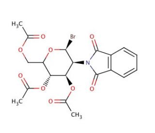 Bromo 2-Deoxy-2-N-phthalimido-3,4,6-tri-O-acetyl-&alpha;,&beta;-D-glucopyranoside (CAS 70831-94-6) - chemical structure image