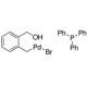 Bromo[(2-(hydroxy-κO)methyl)phenylmethyl-κC](triphenylphosphine)palladium (II) (CAS 849417-33-0) - chemical structure image