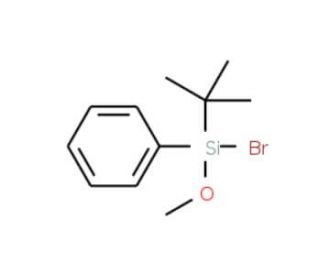 Bromo-tert-butyl(methoxy)phenylsilane (CAS 94124-39-7) - chemical structure image