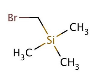 (Bromomethyl)trimethylsilane (CAS 18243-41-9) - chemical structure image