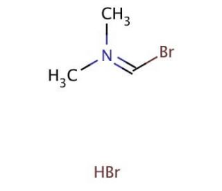 (Bromomethylene)dimethyliminium bromide (CAS 24774-61-6) - chemical structure image