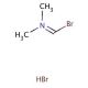 (Bromomethylene)dimethyliminium bromide (CAS 24774-61-6) - chemical structure image
