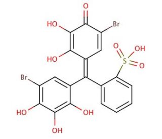 Bromopyrogallol red (CAS 16574-43-9) - chemical structure image