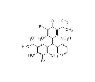 Bromothymol Blue (CAS 76-59-5) - chemical structure image