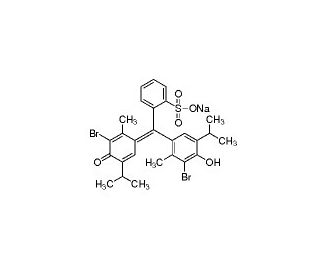 Bromothymol blue sodium salt (CAS 34722-90-2) - chemical structure image