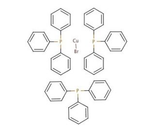 Bromotris(triphenylphosphine)copper(I) (CAS 15709-74-7) - chemical structure image