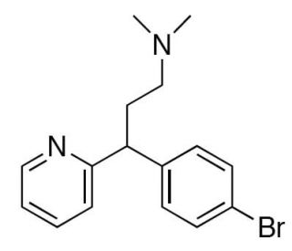 Brompheniramine (CAS 86-22-6) - chemical structure image