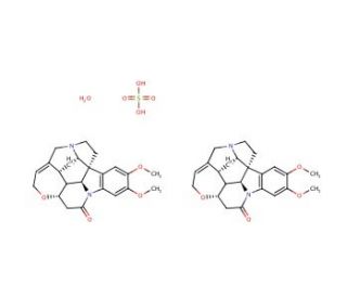 Brucine sulfate salt (CAS 652154-10-4) - chemical structure image