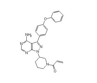 Bruton&prime;s Tyrosine Kinase Inhibitor III - chemical structure image