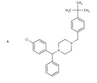 Buclizine, Dihydrochloride (CAS 129-74-8) - chemical structure image