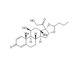 Budesonide (CAS 51333-22-3) - chemical structure image