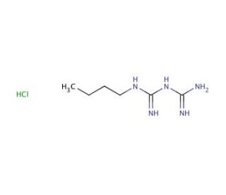 Buformin Hydrochloride (CAS 1190-53-0) - chemical structure image