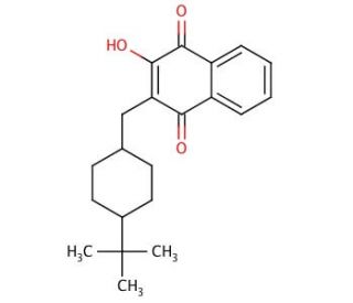 Buparvaquone (CAS 88426-33-9) - chemical structure image
