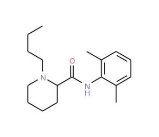 Bupivacaine Free Base (CAS 38396-39-3) - chemical structure image