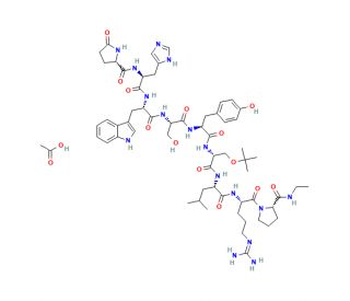 Buserelin Acetate (CAS 68630-75-1) - chemical structure image
