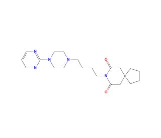 Buspirone (CAS 36505-84-7) - chemical structure image