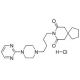Buspirone hydrochloride (CAS 33386-08-2) - chemical structure image