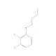 But-1-yl 2,3-difluorophenyl ether (CAS 136239-66-2) - chemical structure image