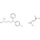 But-2-enedioic acid; {2-[(4-chlorophenyl)(pyridin-2-yl)methoxy]ethyl}dimethylamine - chemical structure image