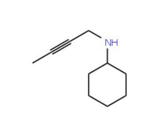 But-2-ynyl-cyclohexyl-amine - chemical structure image