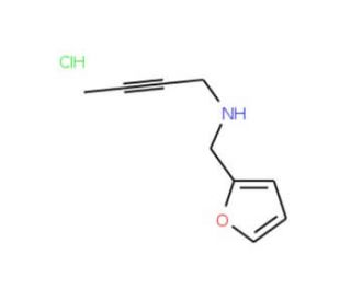 But-2-ynyl-furan-2-ylmethyl-amine hydrochloride - chemical structure image