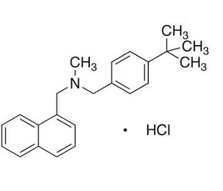 Butenafine Hydrochloride (CAS 101827-46-7) - chemical structure image