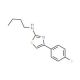 Butyl-[4-(4-fluoro-phenyl)-thiazol-2-yl]-amine - chemical structure image