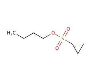 Butyl Cyclopropanesulfonate (CAS 83635-12-5) - chemical structure image
