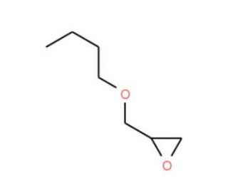 Butyl glycidyl ether (CAS 2426-08-6) - chemical structure image
