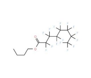 Butyl perfluorooctanoate (CAS 307-96-0) - chemical structure image