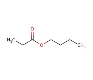 Butyl propionate (CAS 590-01-2) - chemical structure image