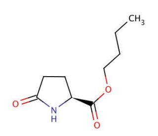 Butyl (S)-(&minus;)-2-pyrrolidone-5-carboxylate (CAS 4931-68-4) - chemical structure image