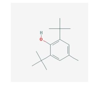 Butylated hydroxytoluene (BHT) (CAS 128-37-0) - chemical structure image