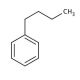 Butylbenzene (CAS 104-51-8) - chemical structure image
