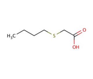 (butylthio)acetic acid (CAS 20600-61-7) - chemical structure image