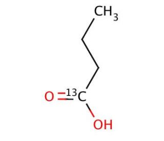 Butyric acid-1-<sup>13</sup>C (CAS 38765-83-2) - chemical structure image