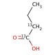 Butyric acid-1,2-13C2 (CAS 286367-72-4) - chemical structure image