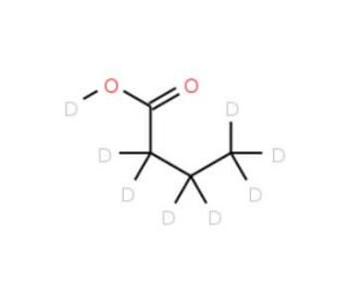 Butyric acid-d8 (CAS 202468-80-2) - chemical structure image