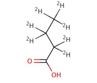 Butyric-d7 acid (CAS 73607-83-7) - chemical structure image