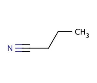 Butyronitrile (CAS 109-74-0) - chemical structure image