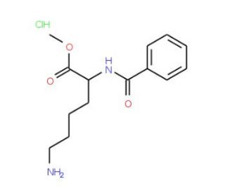 Bz-L-Lys-OMe Hydrochloride (CAS 14280-01-4) - chemical structure image