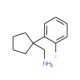 C-[1-(2-Fluoro-phenyl)-cyclopentyl]-methylamine (CAS 378247-87-1) - chemical structure image