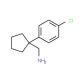 C-[1-(4-Chloro-phenyl)-cyclopentyl]-methylamine - chemical structure image