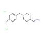 C-[1-(4-Methoxy-benzyl)-piperidin-4-yl]-methylamine dihydrochloride - chemical structure image