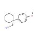 C-[1-(4-Methoxy-phenyl)-cyclohexyl]-methylamine - chemical structure image