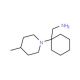 C-[1-(4-Methyl-piperidin-1-yl)-cyclohexyl]-methylamine (CAS 956407-32-2) - chemical structure image
