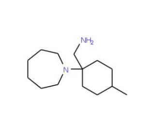 C-(1-Azepan-1-yl-4-methyl-cyclohexyl)-methylamine - chemical structure image